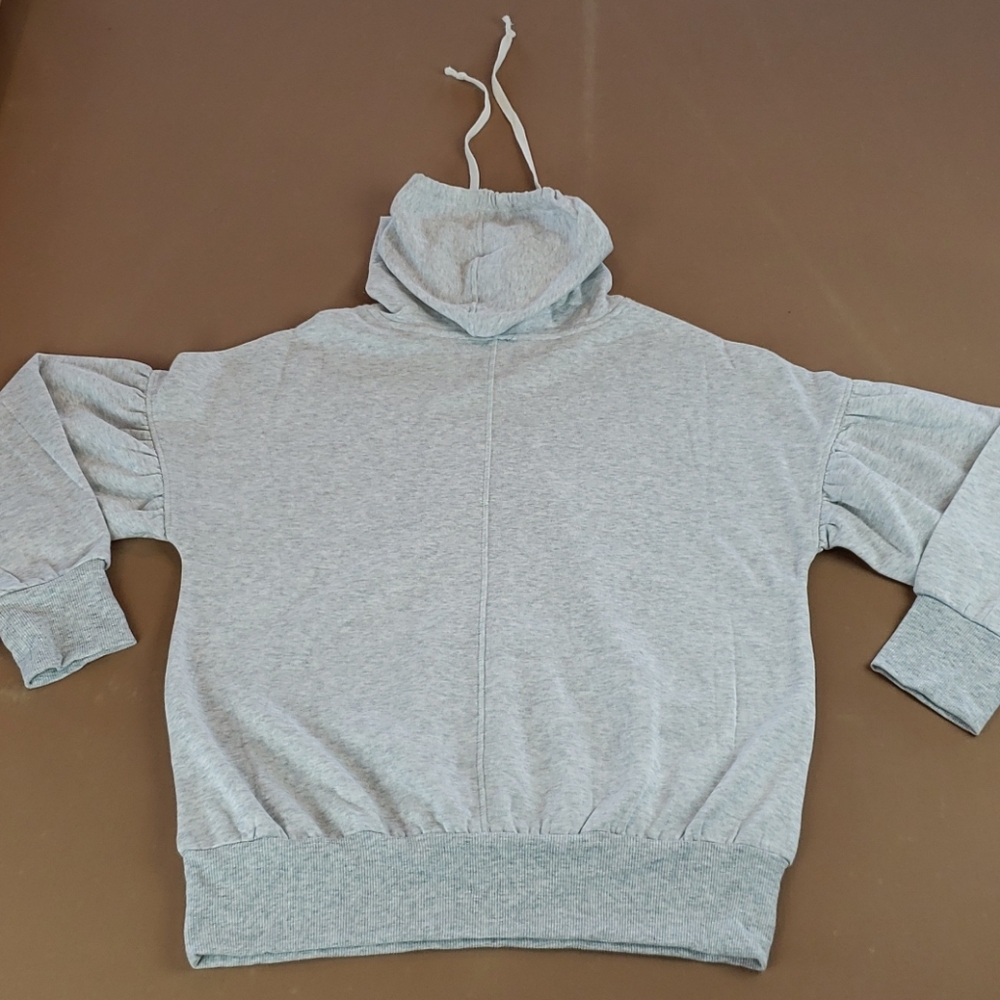 Wild Fable & Xhilaration 2 pc Bundle Small NWT Gray Hoodie & Gray Long Sleeve - Picture 6 of 13
